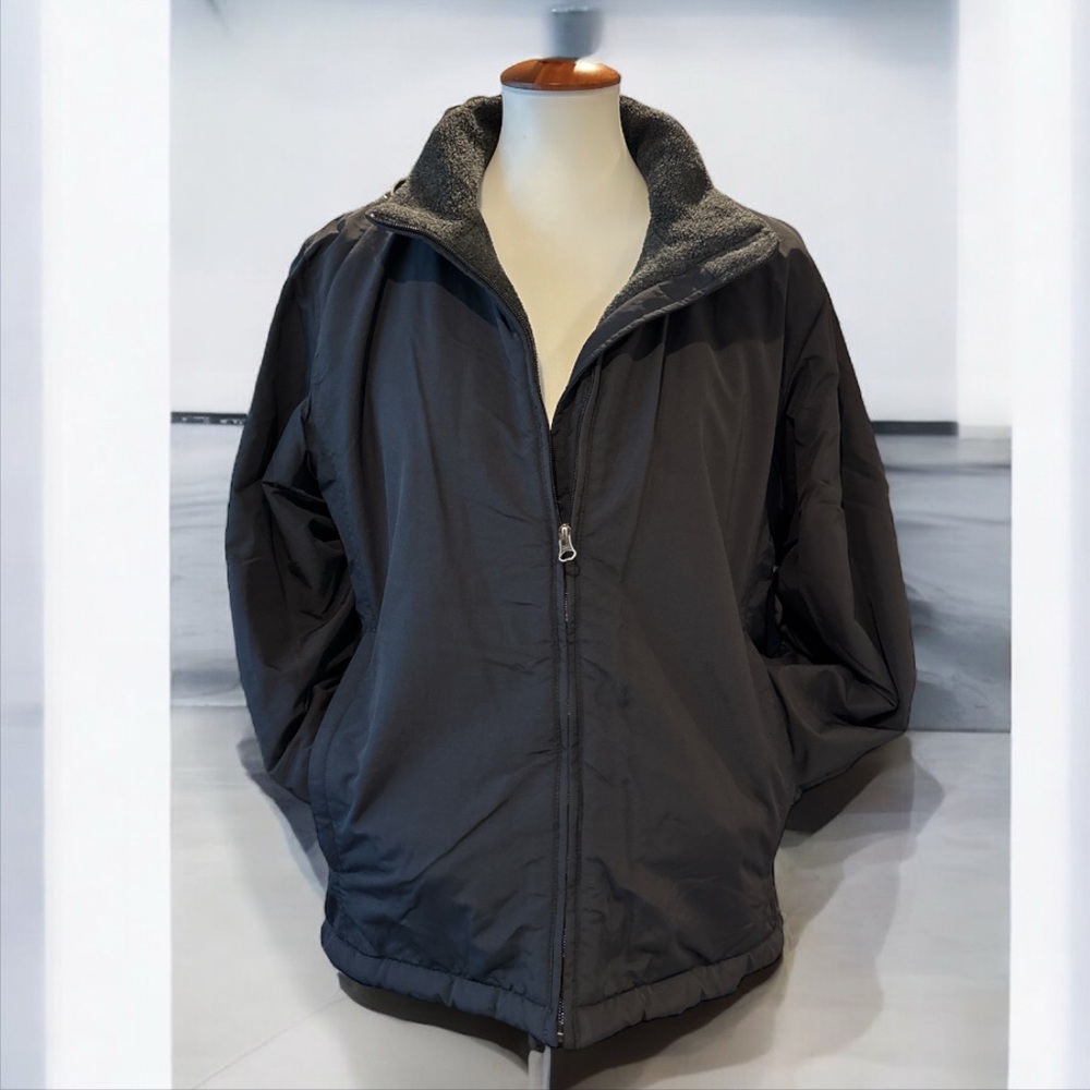 LANDS’END Women’s Black Winter Coat/Jacket Size Medium 10-12